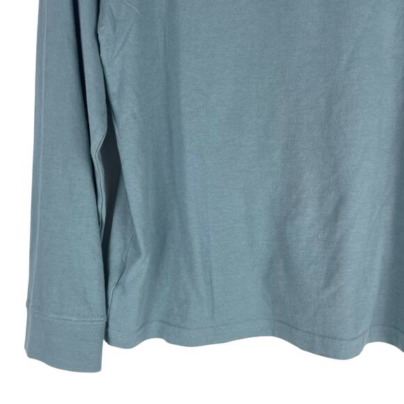 Life is Good Be Yourself Crewneck Graphic Tee Blue Junior Size XL - Picture 9 of 10